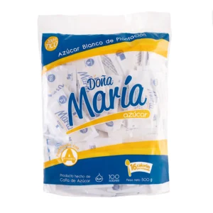 Azucar Blanco Sobres (100u) Dona Maria Paquete 500 G